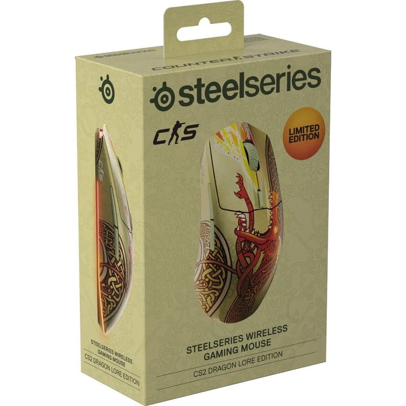 Миша бездротова SteelSeries CS2 Dragon Lore Edition (62614)