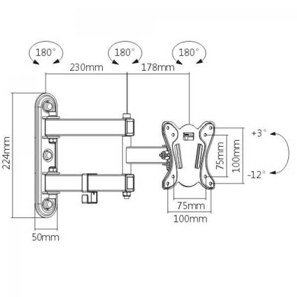 Кронштейн ITech LCD33B UAH