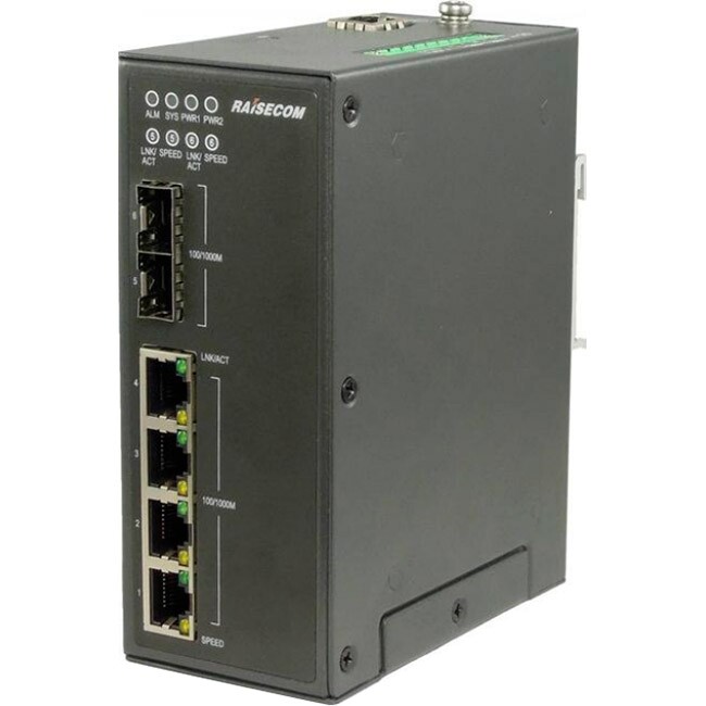 Комутатор Raisecom S1508i-2GF-4GE (4xGE, 2xSFP, L2)