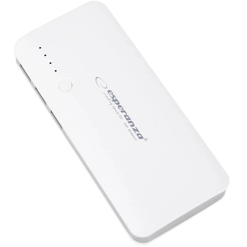 Універсальна мобільна батарея Esperanza 8000mAh White-Grey (EMP106WE)