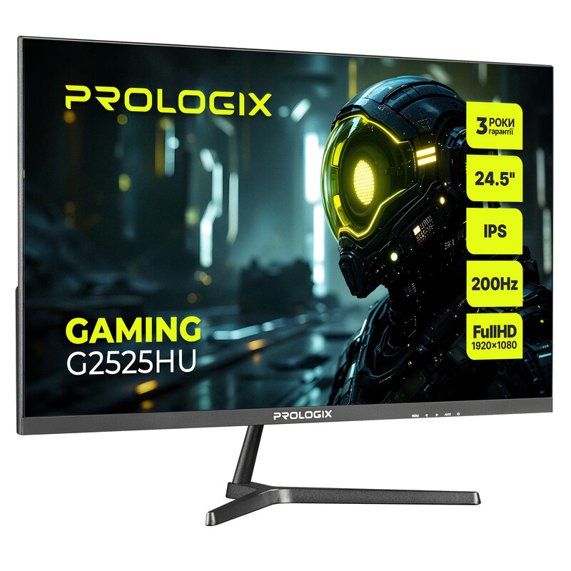 Монітор Prologix Gaming 24.5" G2525HU IPS Black 200Hz