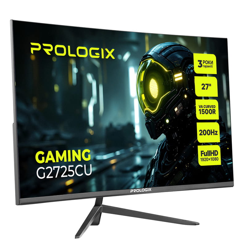 Монітор Prologix Gaming 27" G2725CU VA Black Curved 200Hz