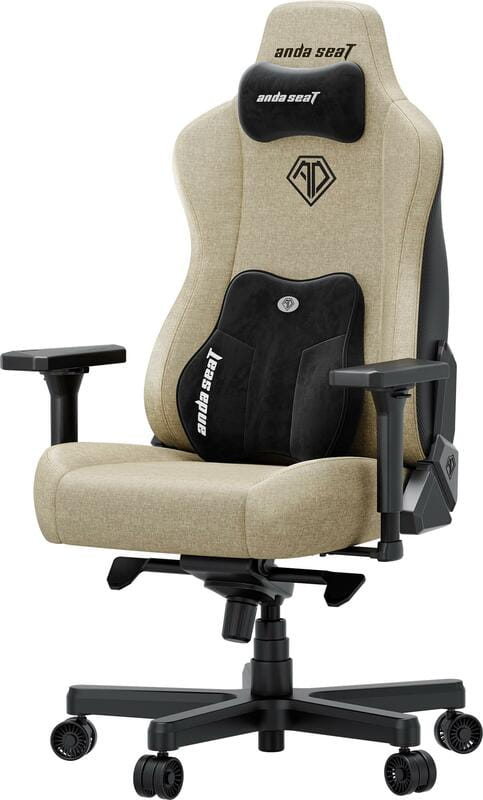 Крісло для геймерів Anda Seat Kaiser 3E XL Beige Fabric (AD23YC-XL-09-I-CF-I01)