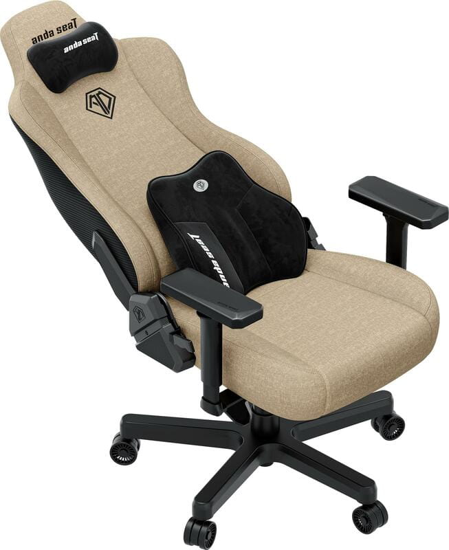 Крісло для геймерів Anda Seat Kaiser 3E XL Dark Beige Fabric (AD23YC-XL-09-H-CF-H01)