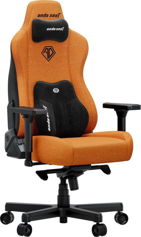 Крісло для геймерів Anda Seat Kaiser 3E XL Orange Fabric (AD23YC-XL-09-O-CF-O01)