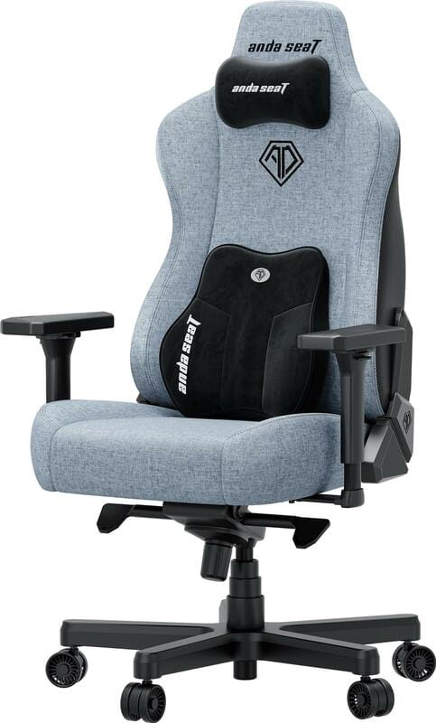 Крісло для геймерів Anda Seat Kaiser 3E XL Gray Blue Fabric (AD23YC-XL-09-T-CF-T01)