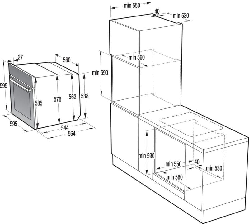 Духовой шкаф Gorenje BOP6373E28EBG