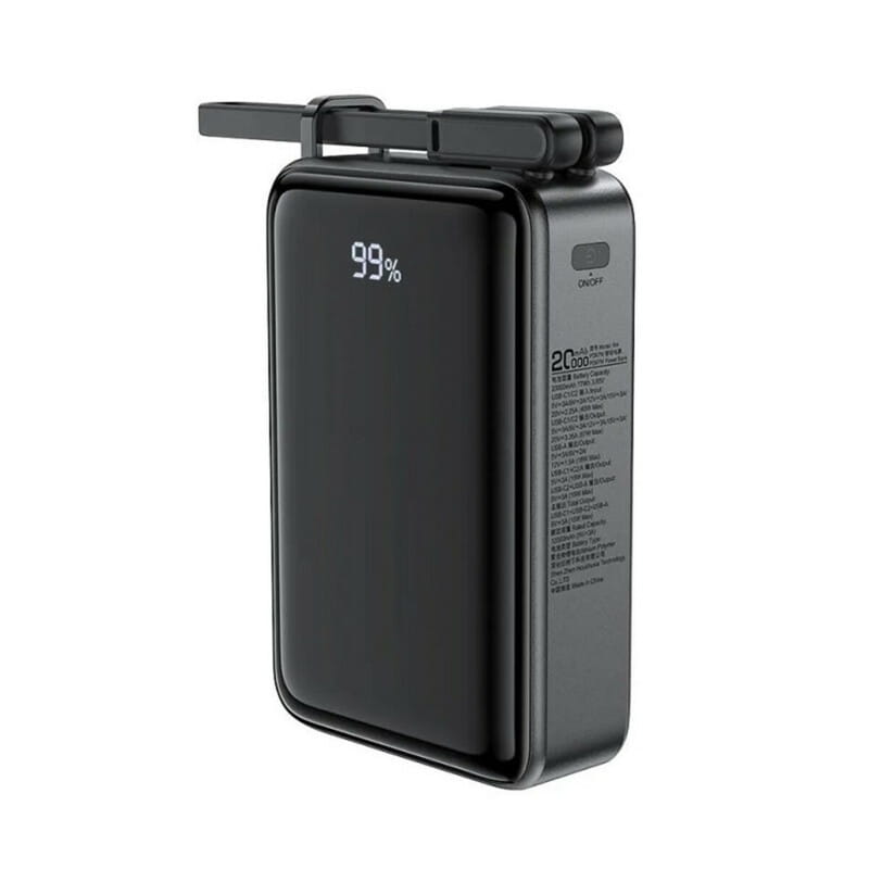 Универсальная мобильная батарея Acefast M14 20000mAh 22.5W Black (6974316283966)
