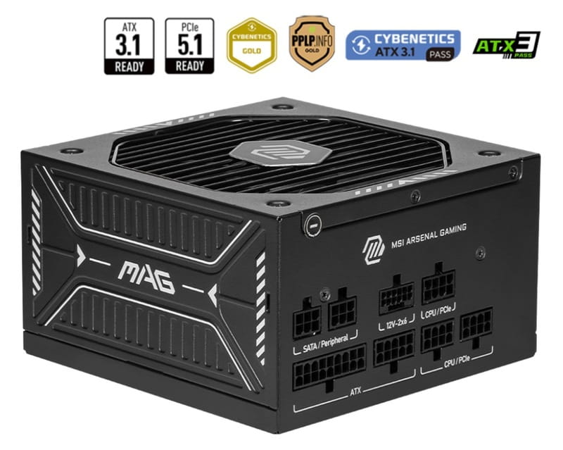 Блок питания MSI MAG A750GLS PCIE5 750W