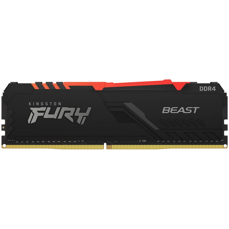 Модуль памяти DDR4 32GB/3600 Kingston Fury Beast RGB Black (KF436C18BB2A/32)