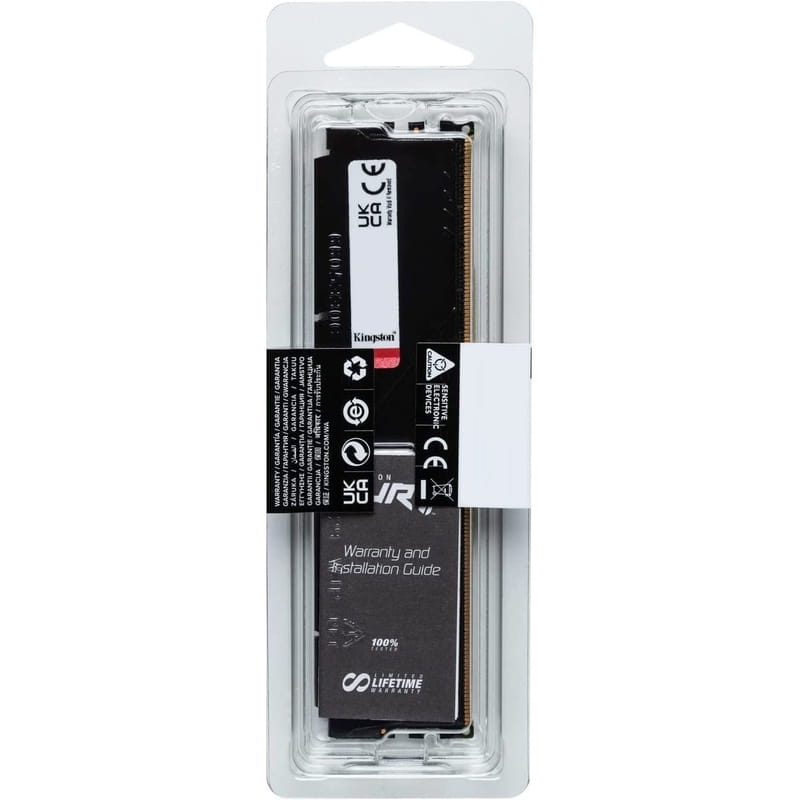 Модуль пам`яті DDR5 16GB/6000 Kingston Fury Beast Black (KF560C36BBE2-16)