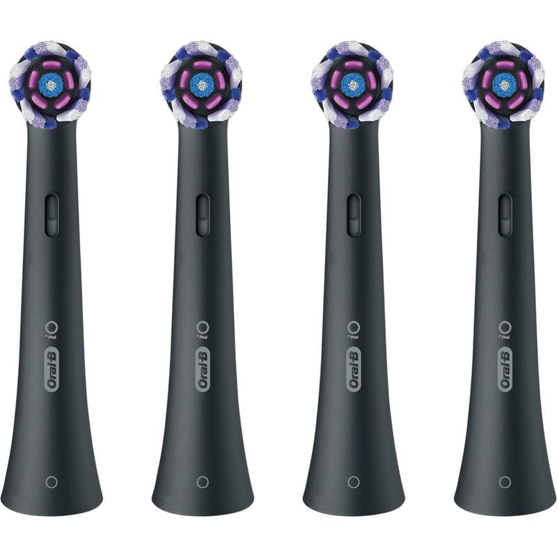 Насадка для зубной электрощетки Braun Oral-B iO RB WB Radiant White Black (4 шт)