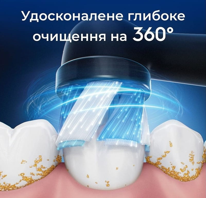 Насадка для зубної електрощітки Braun Oral-B iO RB CBF-8 Ultimate Clean Black (8 шт)