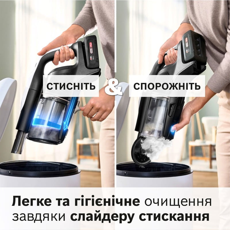 Аккумуляторный пылесос Bosch Unlimited 10 (BCS1041WAC)