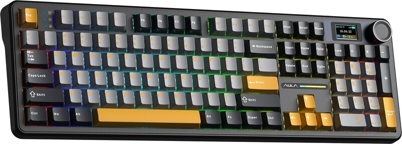 Клавіатура бездротова Aula F108 Pro Black (6978080501295)
