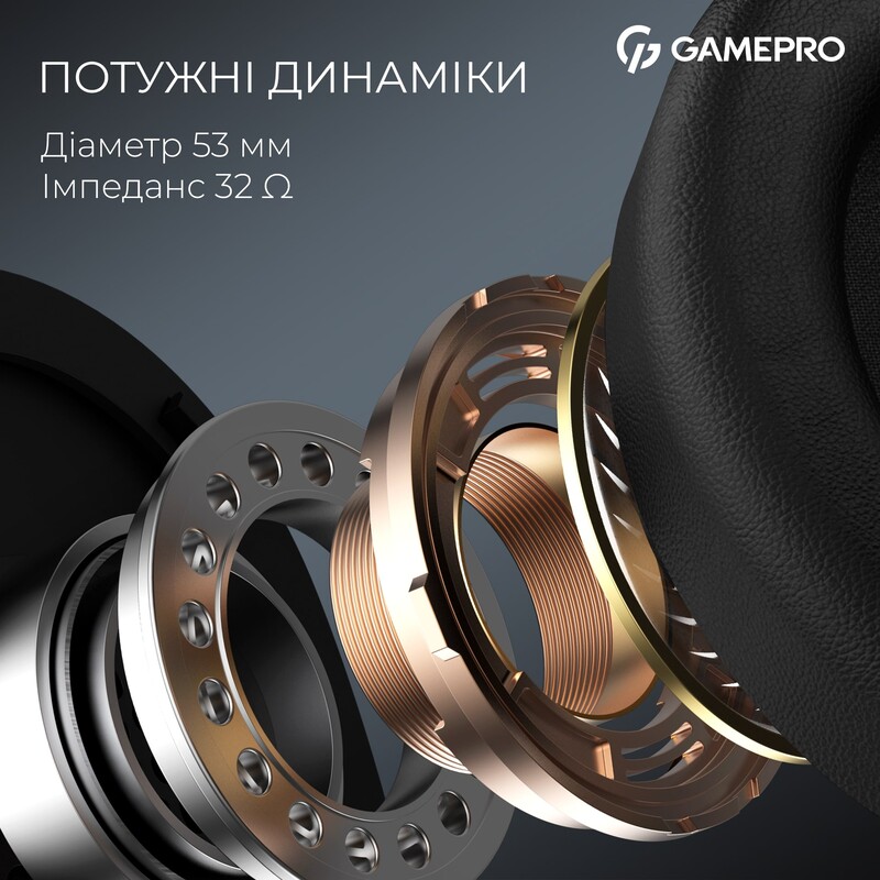 Гарнитура GamePro Asgard Skald Black (HSW160B)