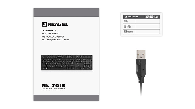 Клавіатура REAL-EL RK-7015