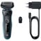 Фото - Електробритва Braun Series 5 51-M1000s Black/Mint | click.ua