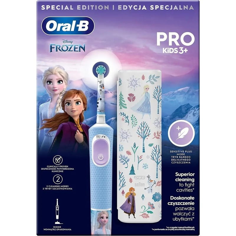 Зубна електрощітка Braun Oral-B Pro Kids D103.413.2KX Frozen