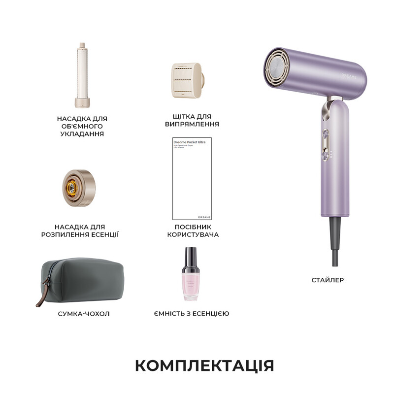 Фен Dreame Pocket Ultra Purple (AHD52-PPL)