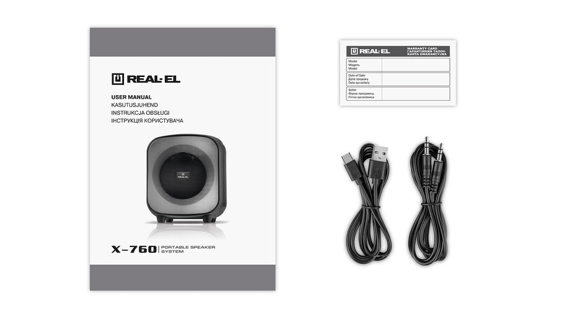Акустична система REAL-EL X-760 Black