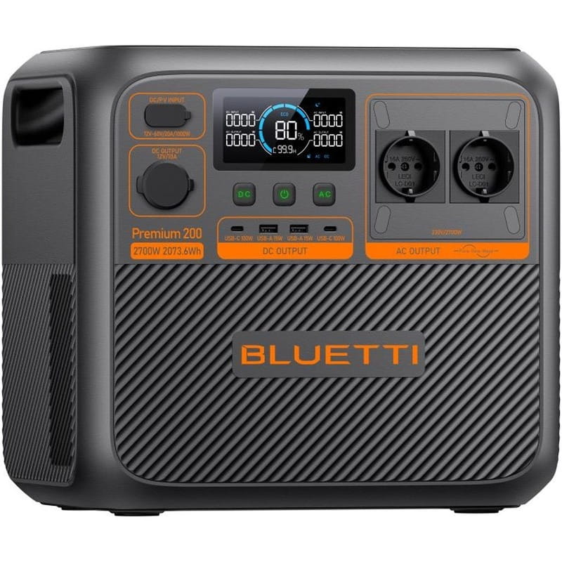 Зарядна станція Bluetti Premium 200 V2, 2700W, 2073Wh