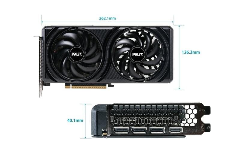 Видеокарта GF RTX 5060 8GB GDDR7 Infinity 2 OC Palit (NE75060V19P1-GB2063L)