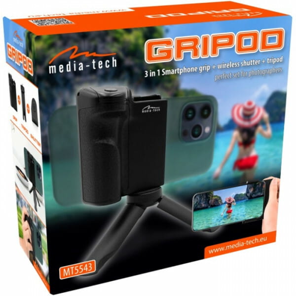Тримач для смартфона Media-Tech Black (MT5543)