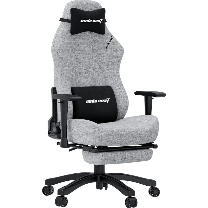 Кресло для геймеров Anda Seat Luna Pro Size L Gray Fabric (AD18T-44-G-F)