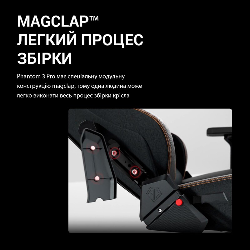 Кресло для геймеров Anda Seat Phantom 3 Pro Size L Dark Gray Linen Fabric (AD18YC-06-GB-F)