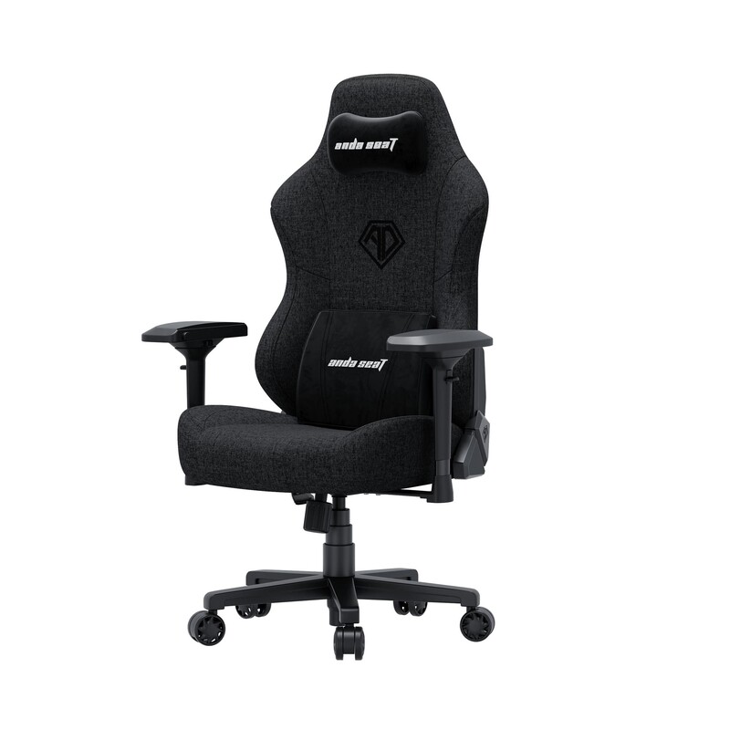 Кресло для геймеров Anda Seat Phantom 3 Pro Size L Dark Gray Linen Fabric (AD18YC-06-GB-F)