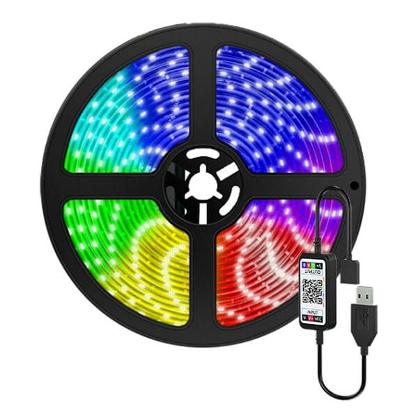 Світлодіодна стрічка Xtrike Me 5050 (Led Chip) Bluetooth, App Control, 5 м (HT-5050B5)