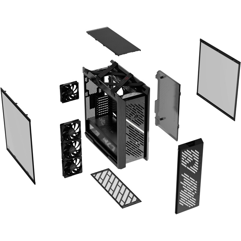 Корпус Asus ROG Strix Helios II GX601S Black (90DC00W0-B39000)