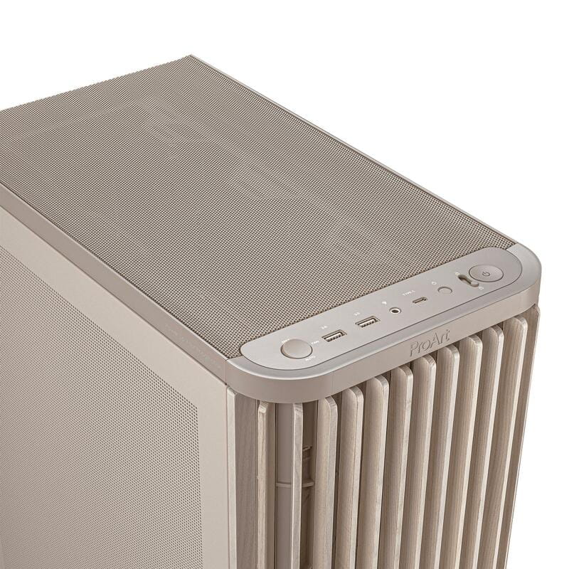 Корпус Asus ProArt PA401 Wood Edition - Mesh Beige (90DC00M7-B39000)