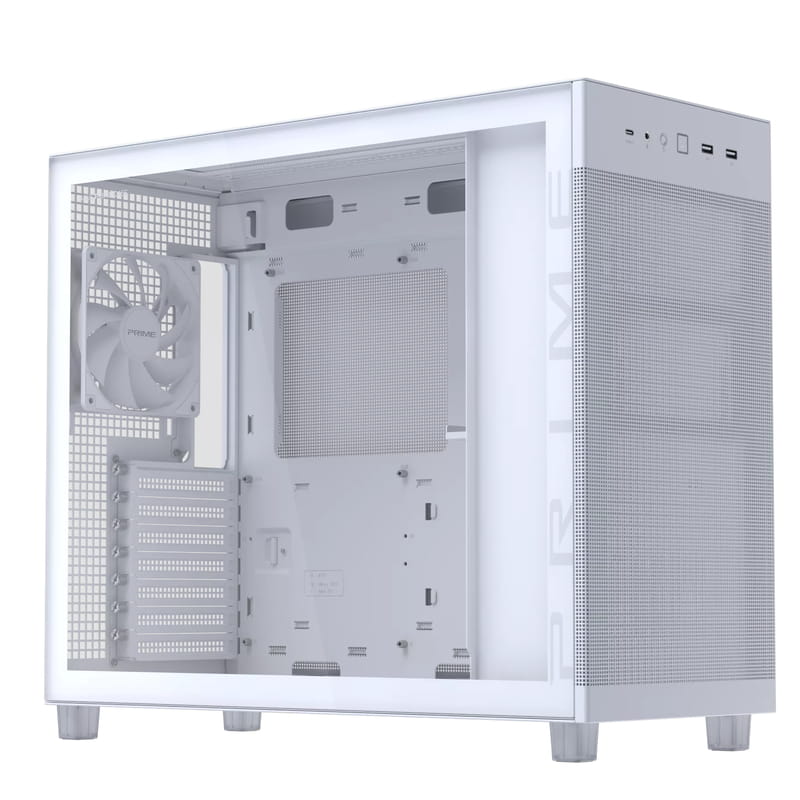 Корпус Asus Prime AP303 TG White (90DC00V3-B39010)