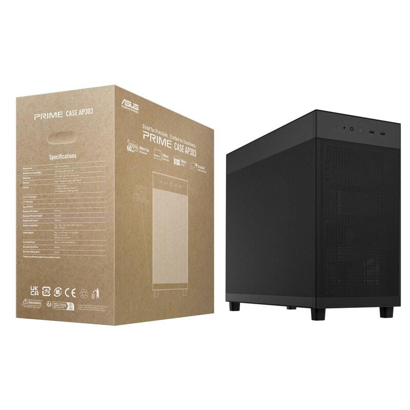 Корпус Asus Prime AP303 Mesh Black (90DC00V0-B39000)