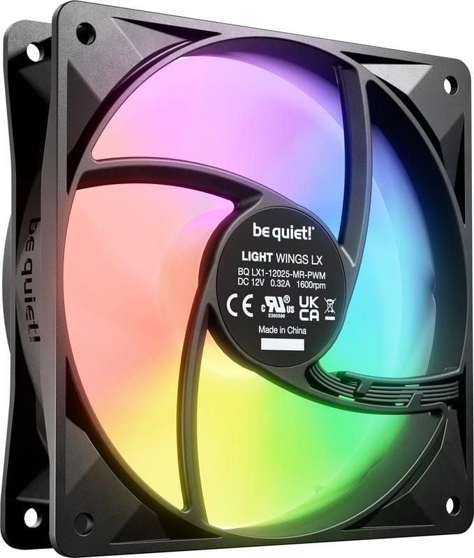 Вентилятор be quiet! Light Wings LX 120mm PWM Black (BL120)