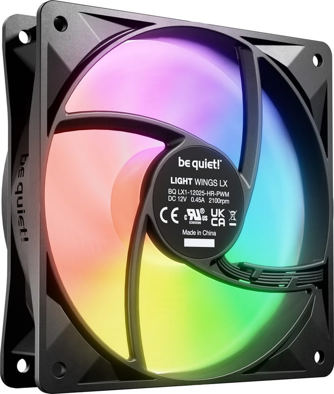 Вентилятор be quiet! Light Wings LX 120mm PWM High-Speed Black (BL123)