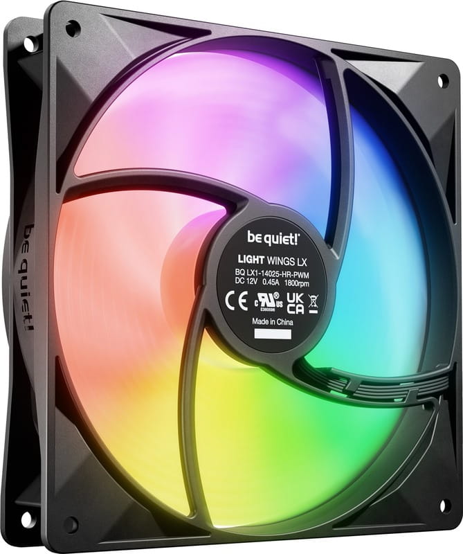 Вентилятор be quiet! Light Wings LX 140mm PWM High-Speed Black (BL129)