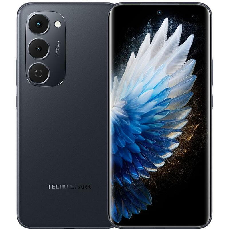 Смартфон Tecno Spark 40 Pro+ (KM7) 8/256GB Nebula Black (4894947096334)