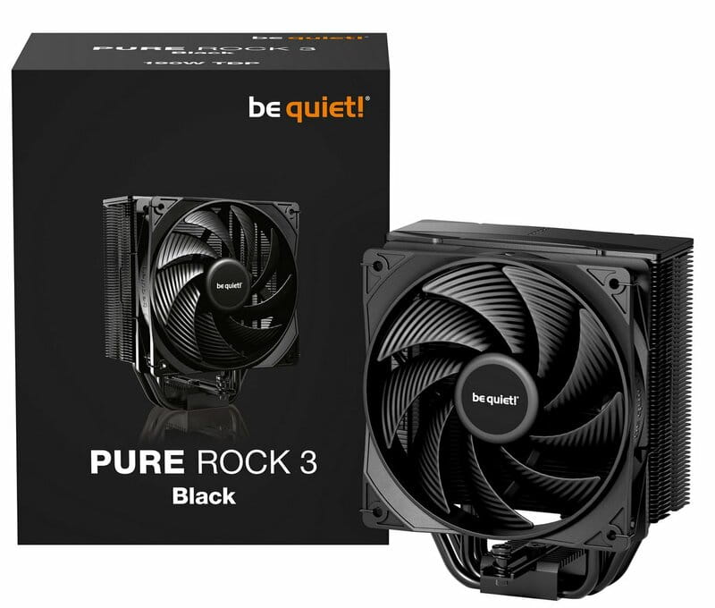 Кулер процесорний be quiet! Pure Rock 3 Black (BK039)