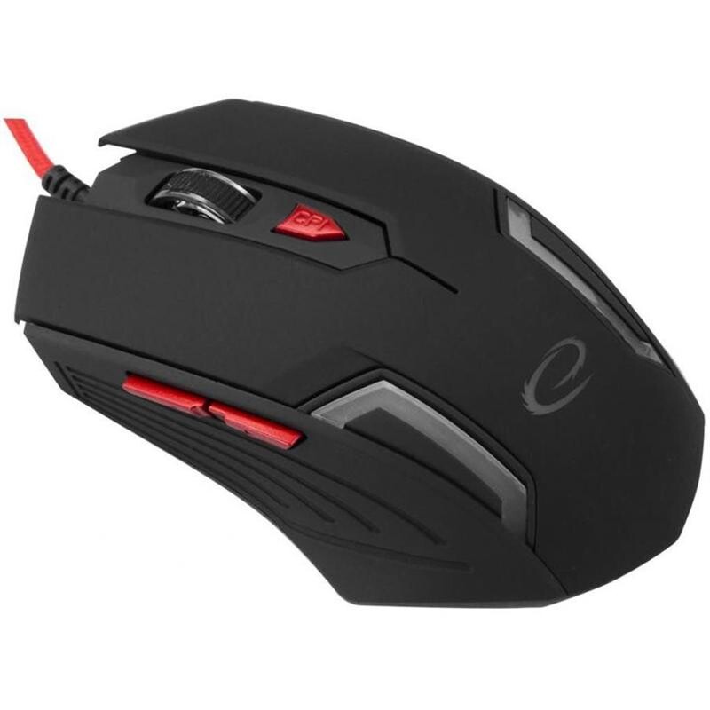 Мышь Esperanza EGM205R Fighter Black/Red USB
