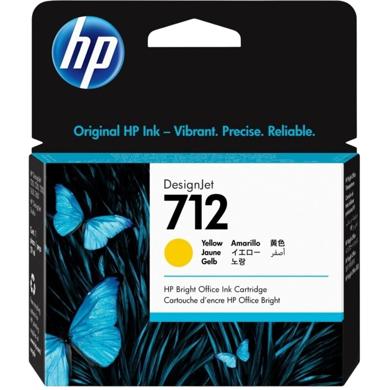 Картридж HP №712 DJ Т230/Т630 (3ED69A) Yellow 29ml