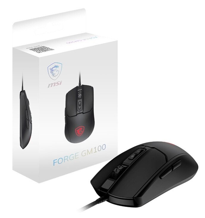 Миша MSI Forge GM100 Black (FORGE GM100)