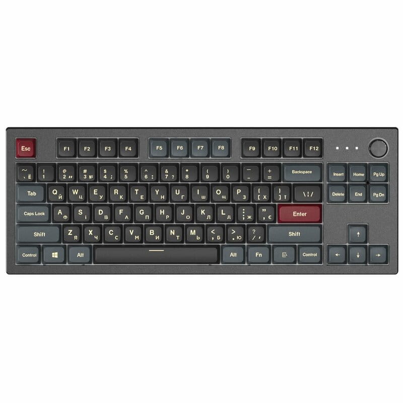 Клавіатура Montech MKey TKL Darkness Black (MK87DB)