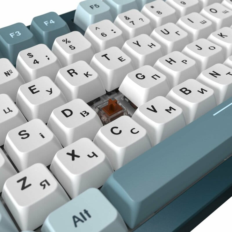 Клавиатура Montech MKey TKL Freedom Blue/White (MK87FB)