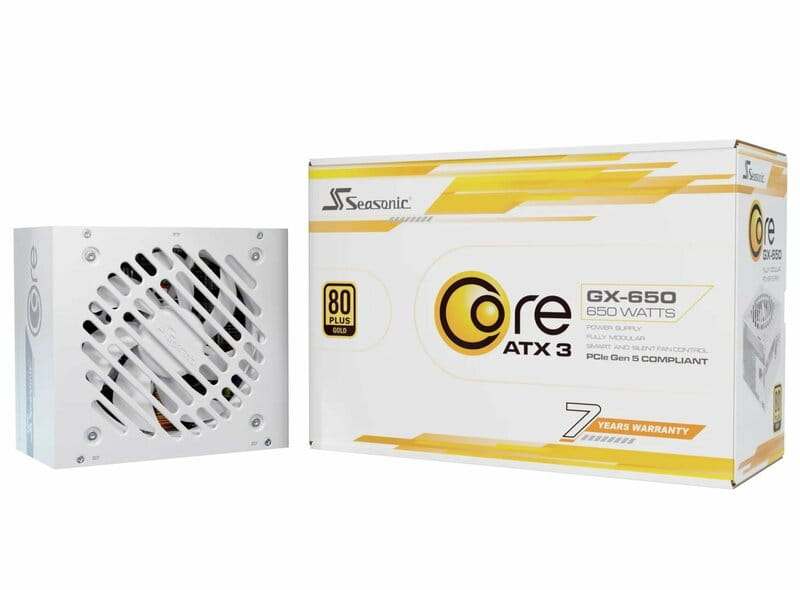 Блок живлення Seasonic GX-650 ATX 3.1 White 650W