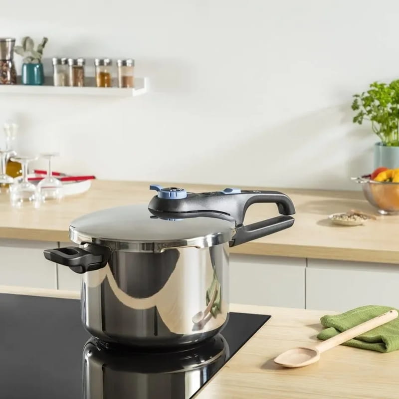 Скороварка Tefal Secure Trendy з паровим кошиком 8 л (P2584401)