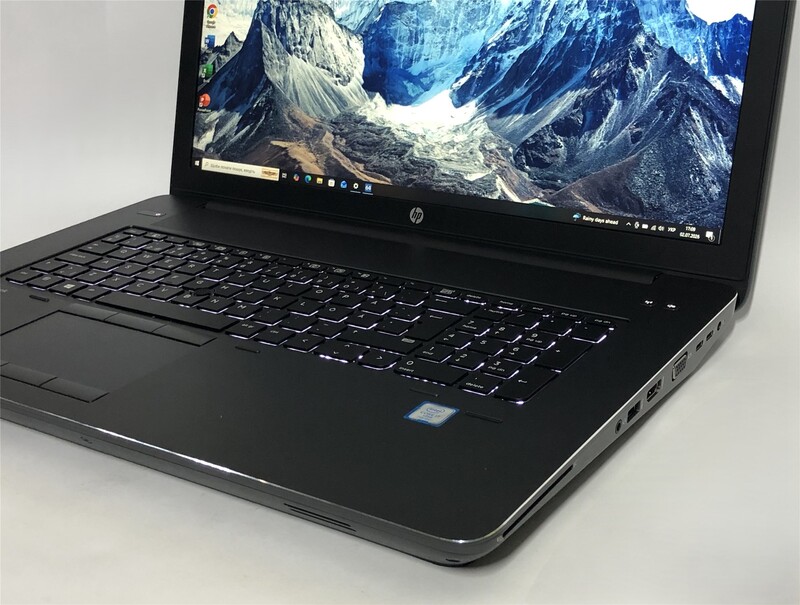 Ноутбук HP ZBook 17 G4 / 17.3" FullHD IPS / i7-7820HQ / 32GB / 500GB SSD / nVidia Quadro P3000, 6GB / Win10Pro / Backlight / сканер отпечатка - Б/у