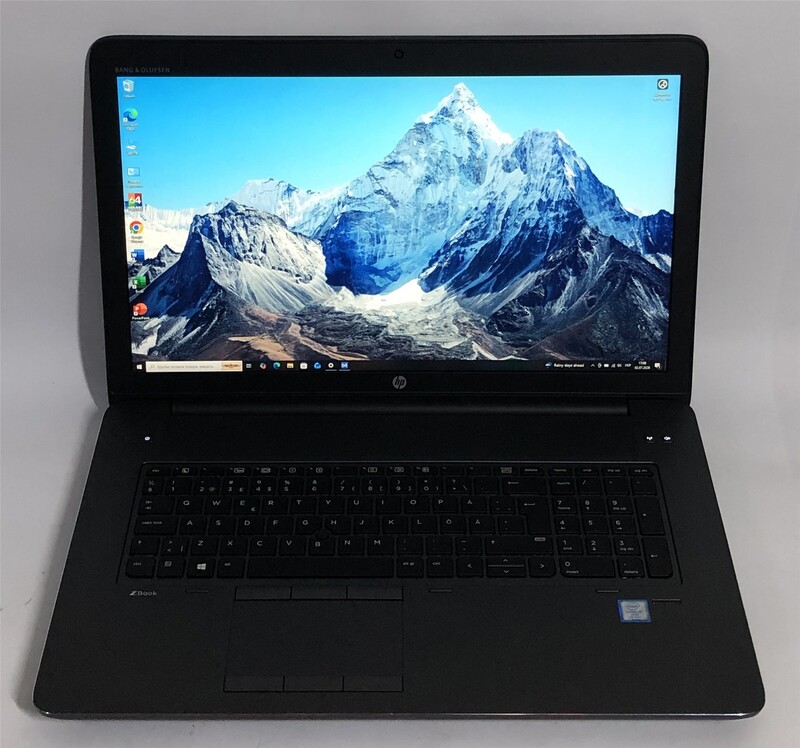 Ноутбук HP ZBook 17 G4 / 17.3" FullHD IPS / i7-7820HQ / 32GB / 500GB SSD / nVidia Quadro P3000, 6GB / Win10Pro / Backlight / сканер отпечатка - Б/у